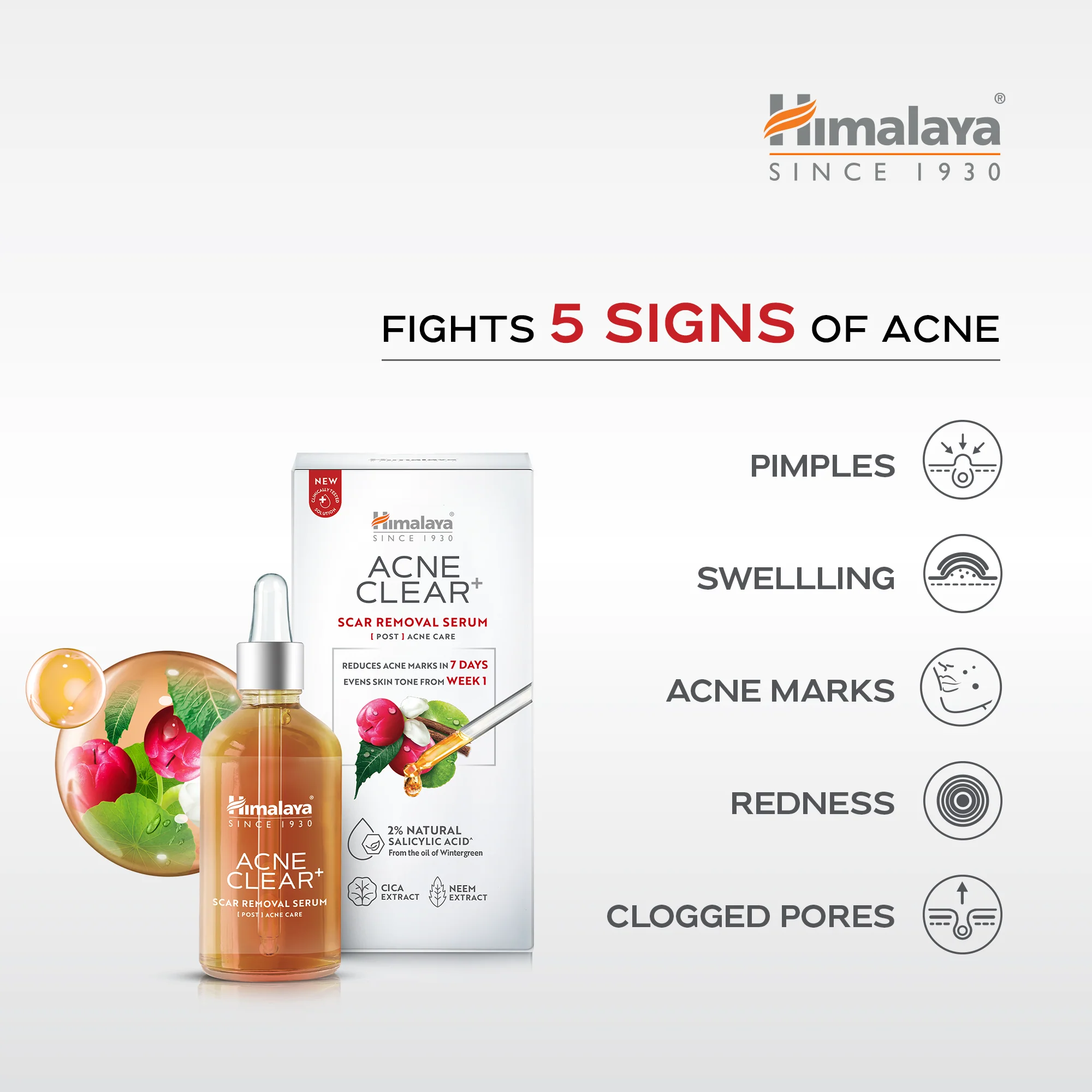 Himalaya Acne Clear+ Scar Removal Serum - Image 3