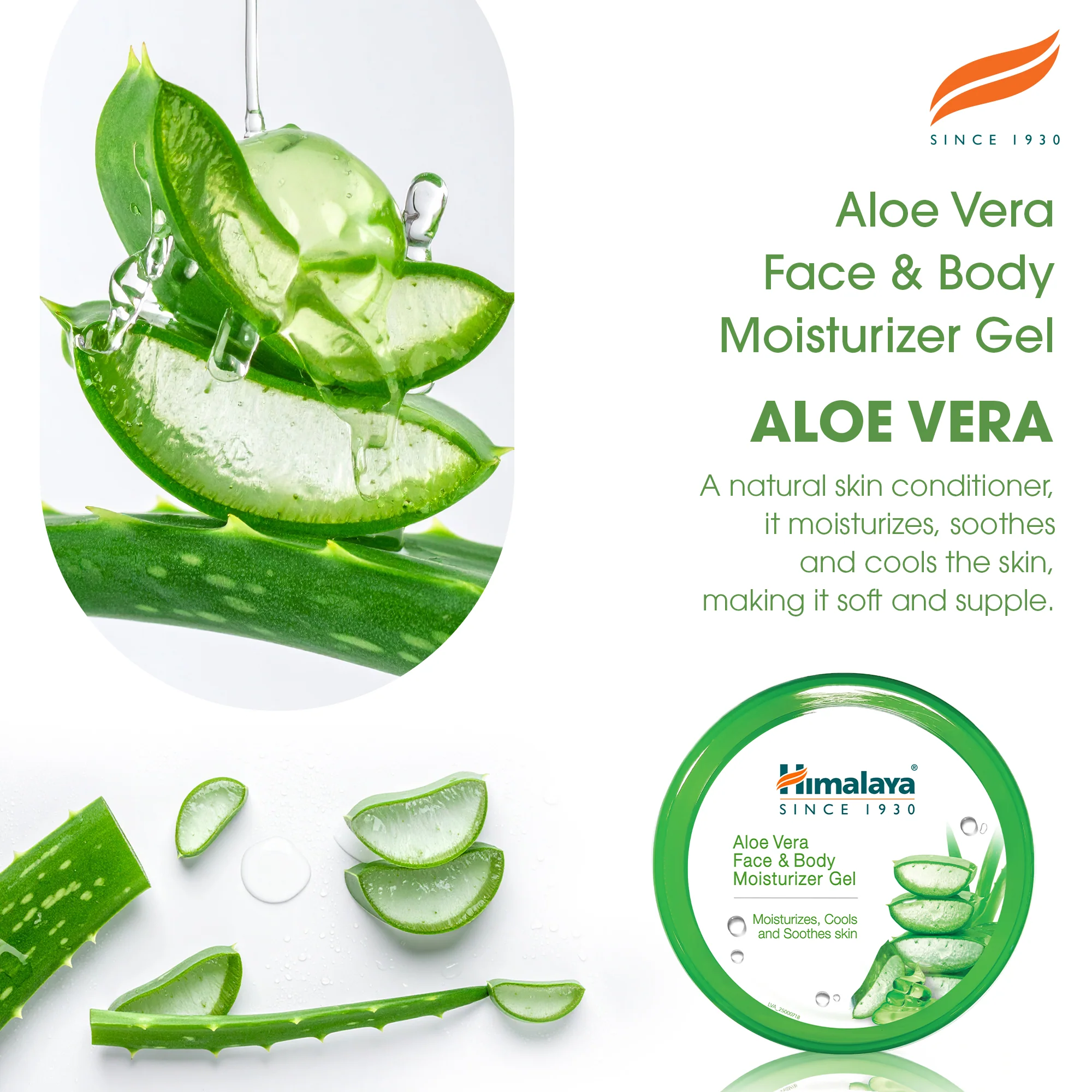 Himalaya Aloe Vera Face & Body Moisturizer Gel – 300ml - Image 3