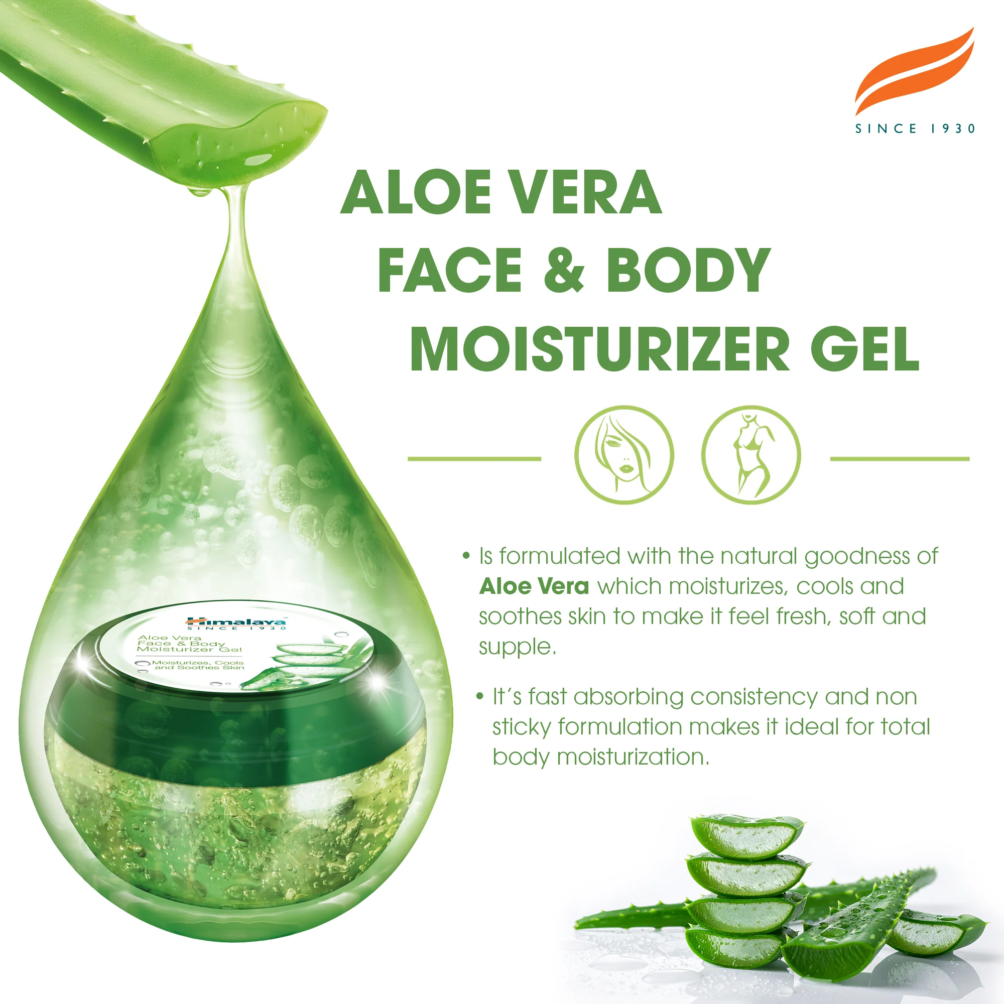 Himalaya Aloe Vera Face & Body Moisturizer Gel – 300ml - Image 4