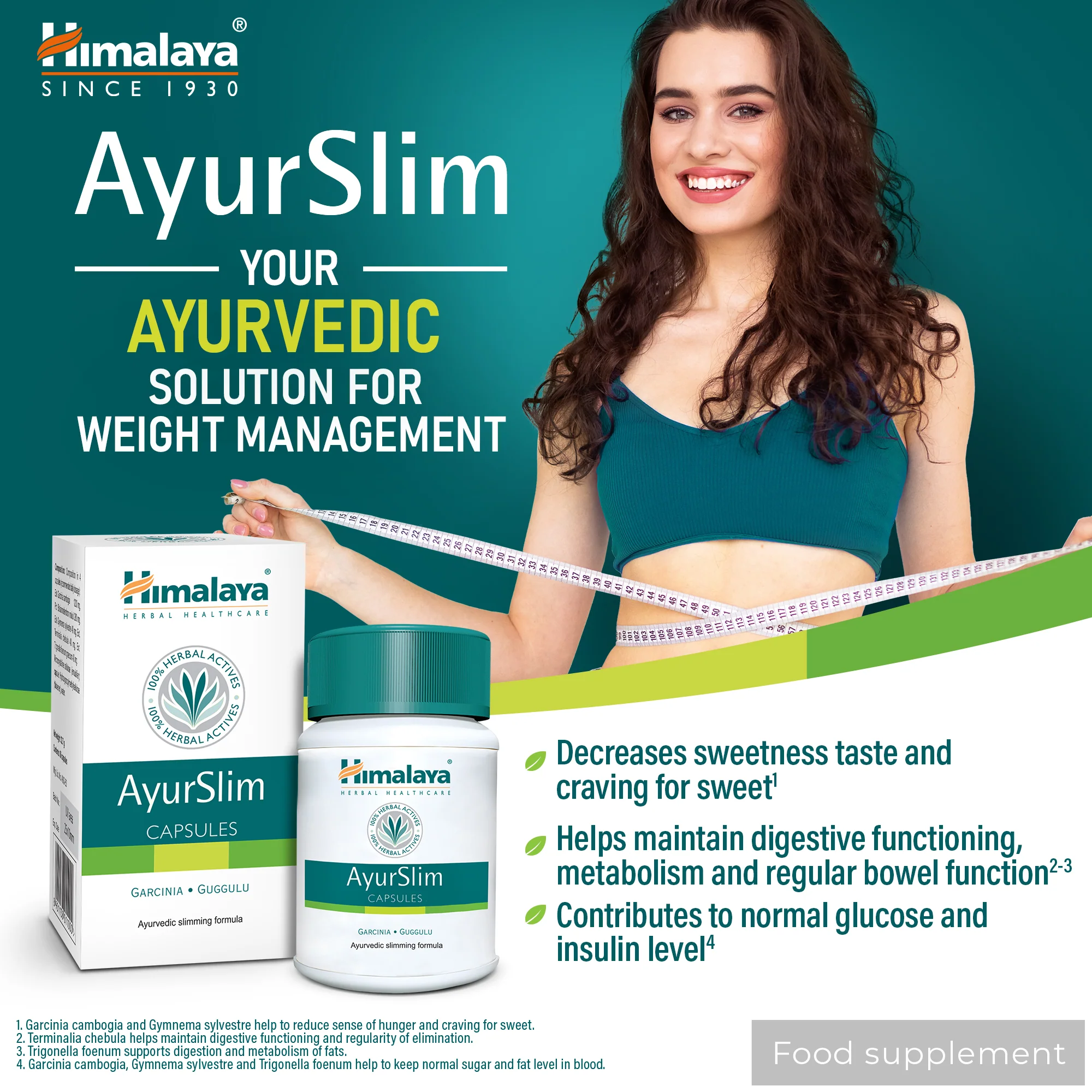 Himalaya AyurSlim - 60 Capsules - Image 3