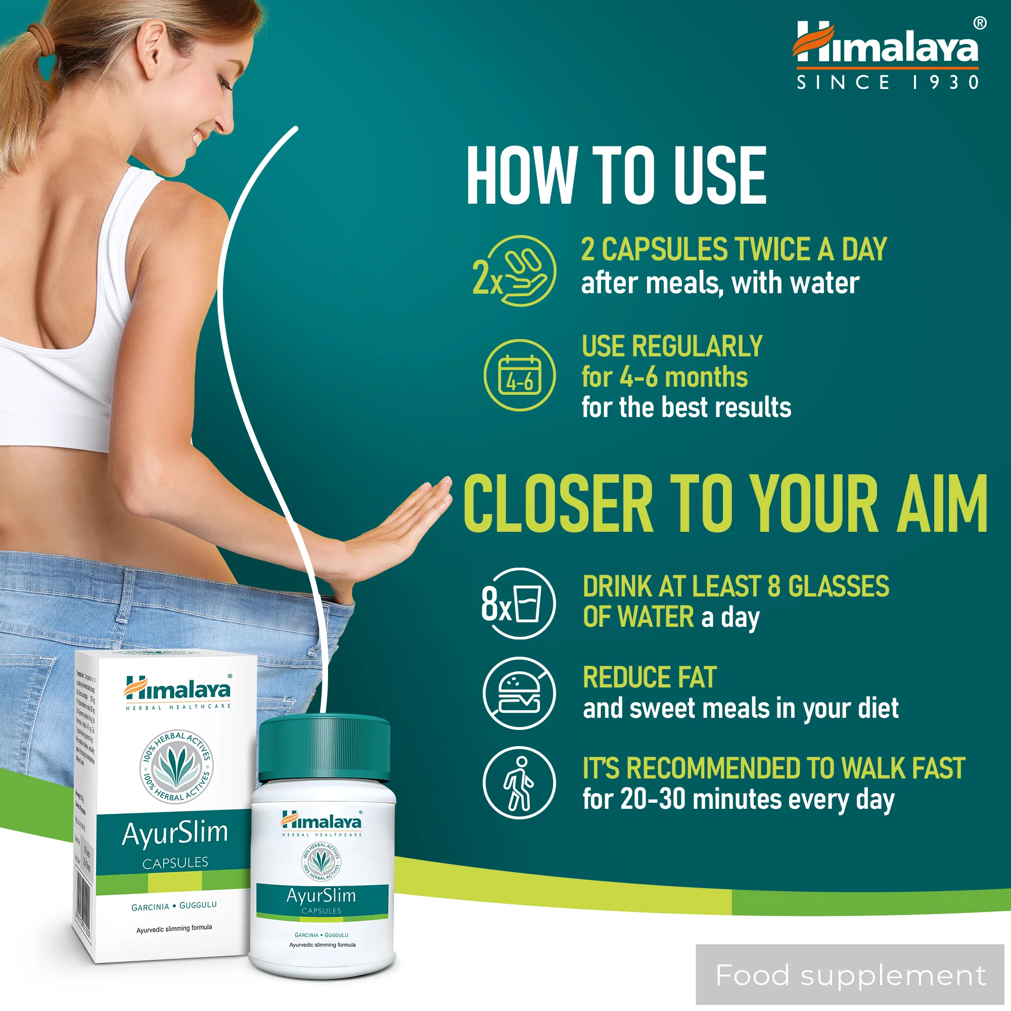 Himalaya AyurSlim - 60 Capsules - Image 5