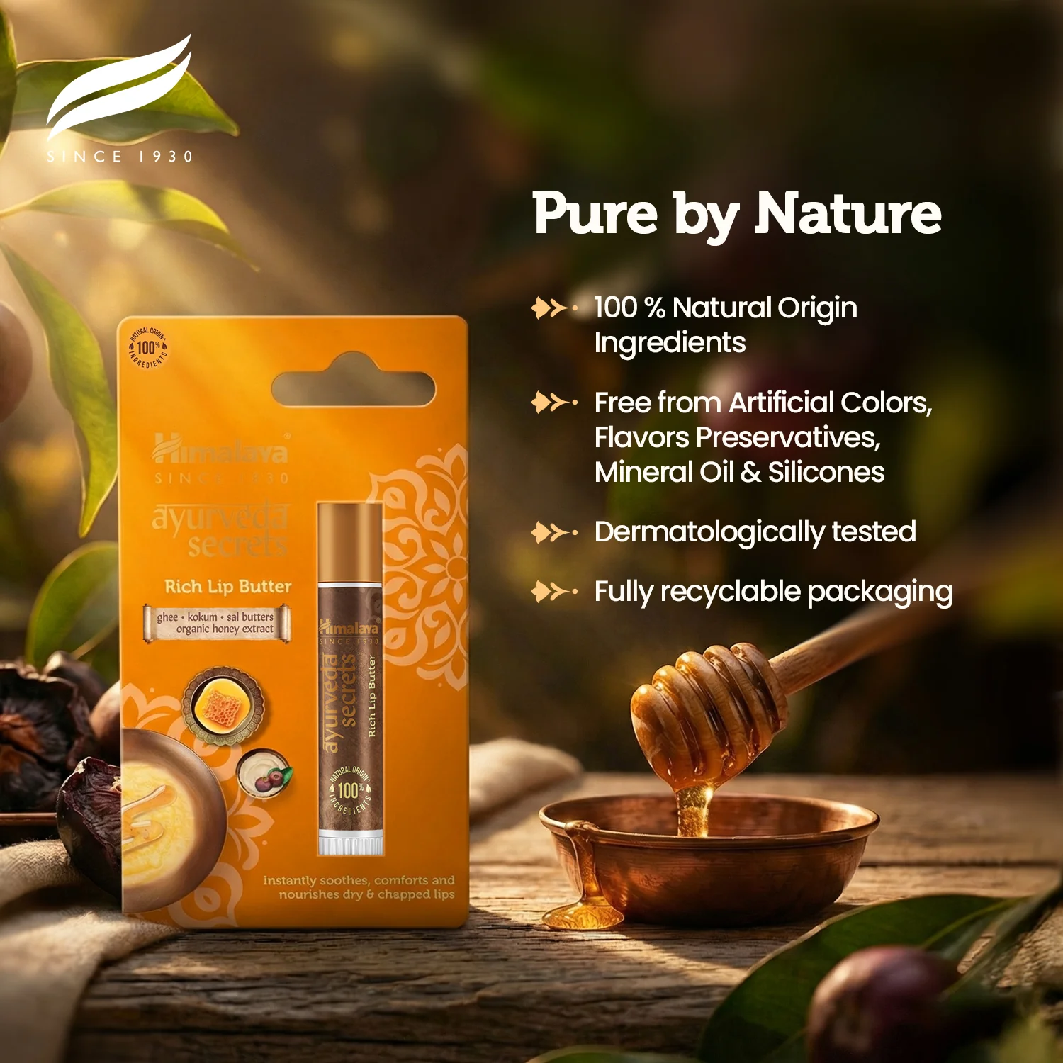 Himalaya AYURVEDA SECRETS RICH LIP BUTTER - Image 3