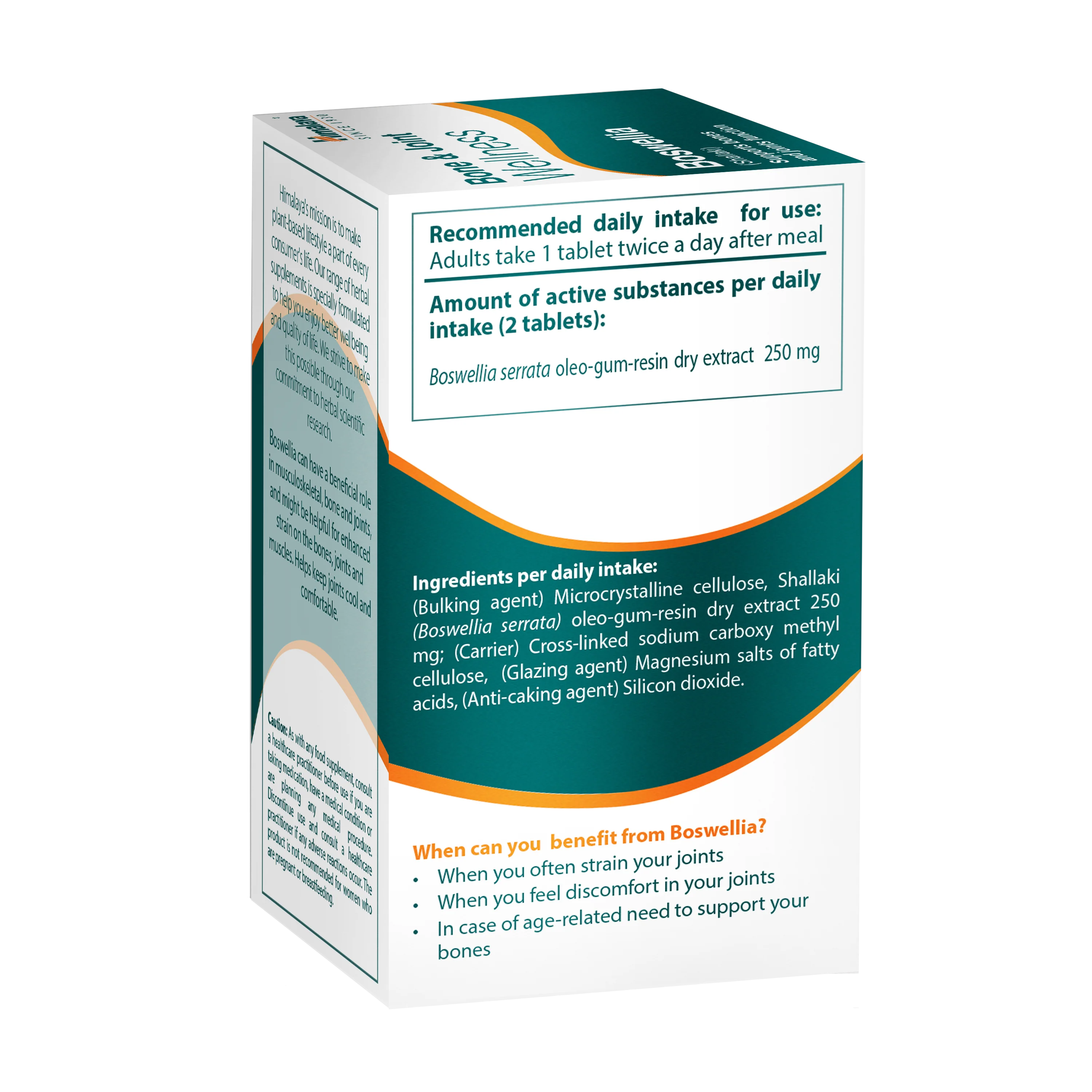 Himalaya Bone & Joint Wellness Boswellia - 60 Tablets - Image 3