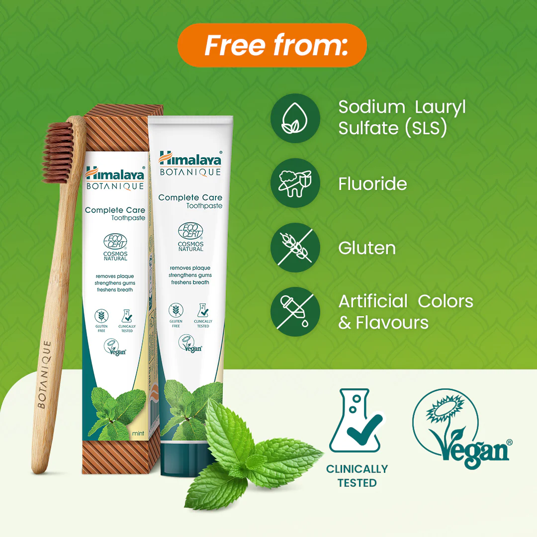 Himalaya Botanique Complete Care Toothpaste - Mint 75 ml - Image 3