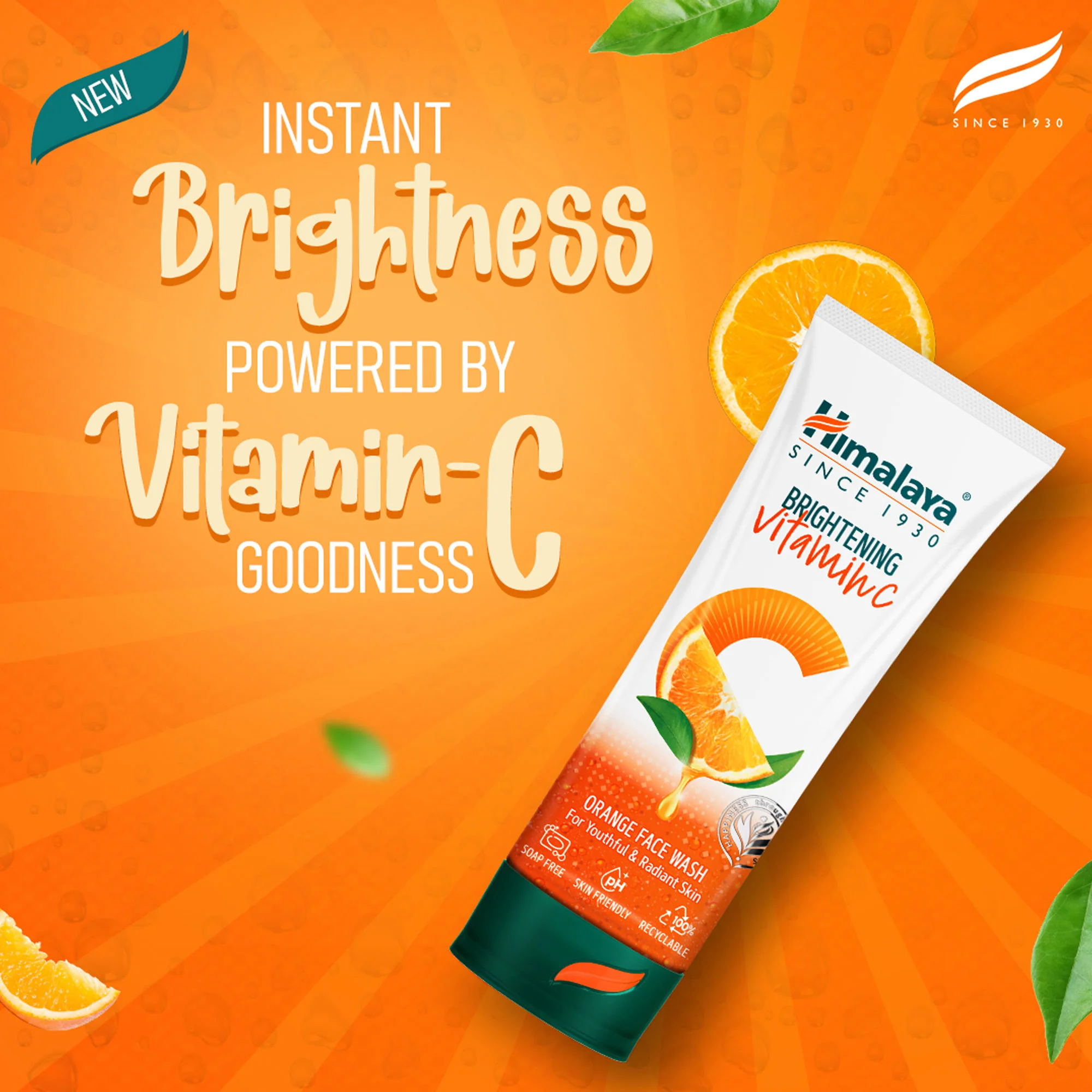 Himalaya Brightening Vitamin C Orange Face Wash - Image 3