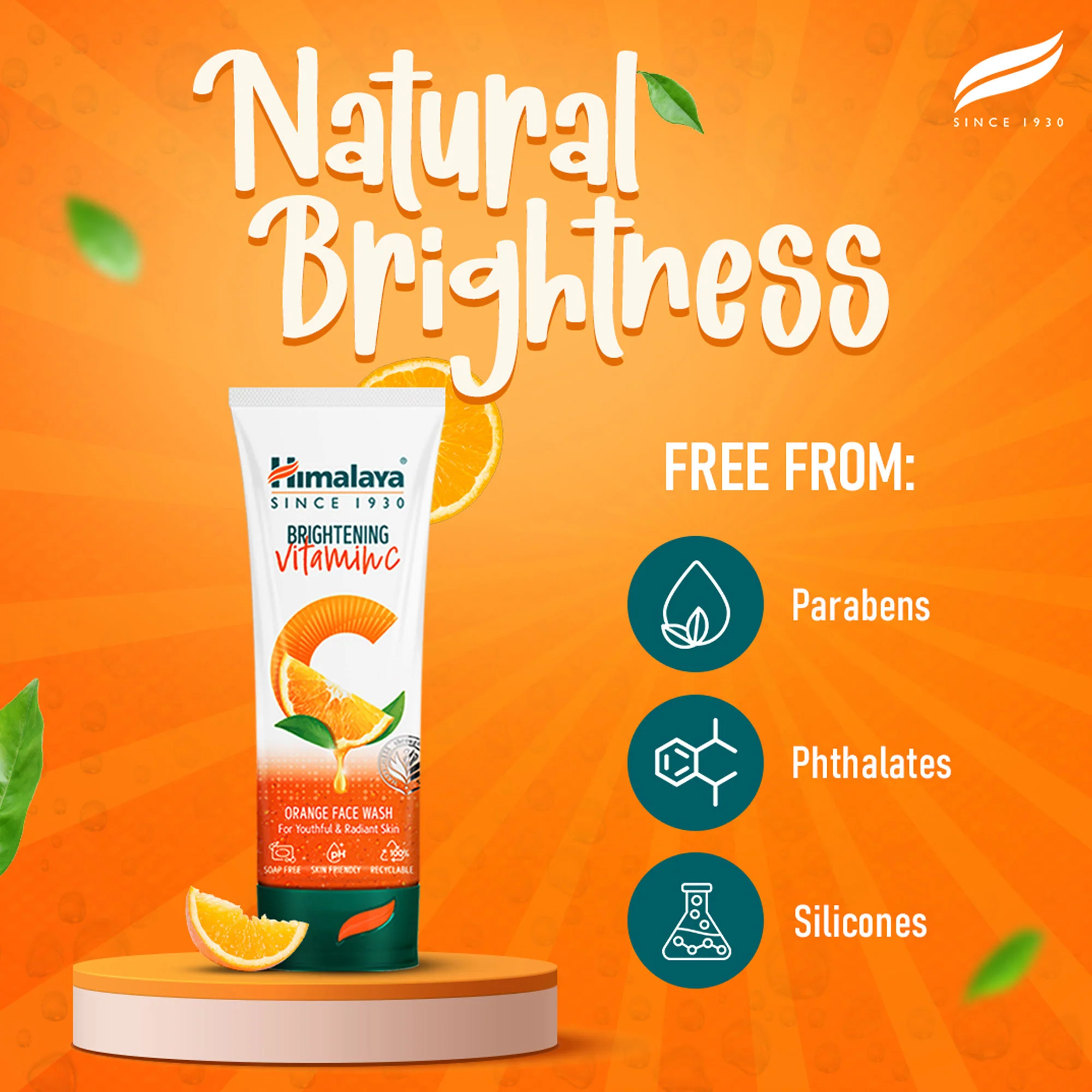 Himalaya Brightening Vitamin C Orange Face Wash - Image 5