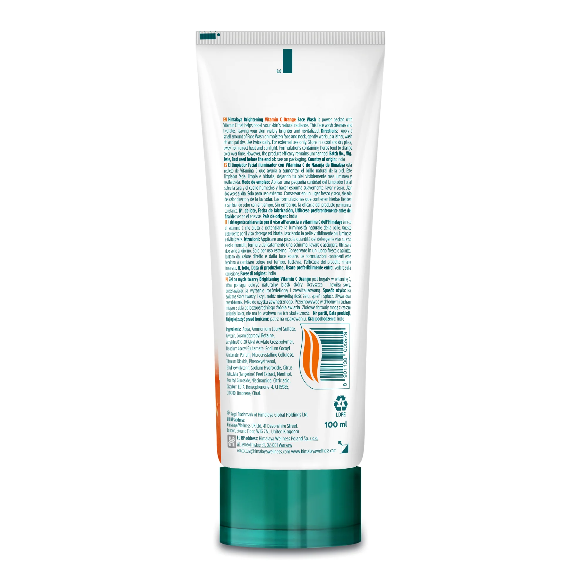 Himalaya Brightening Vitamin C Orange Face Wash - Image 7