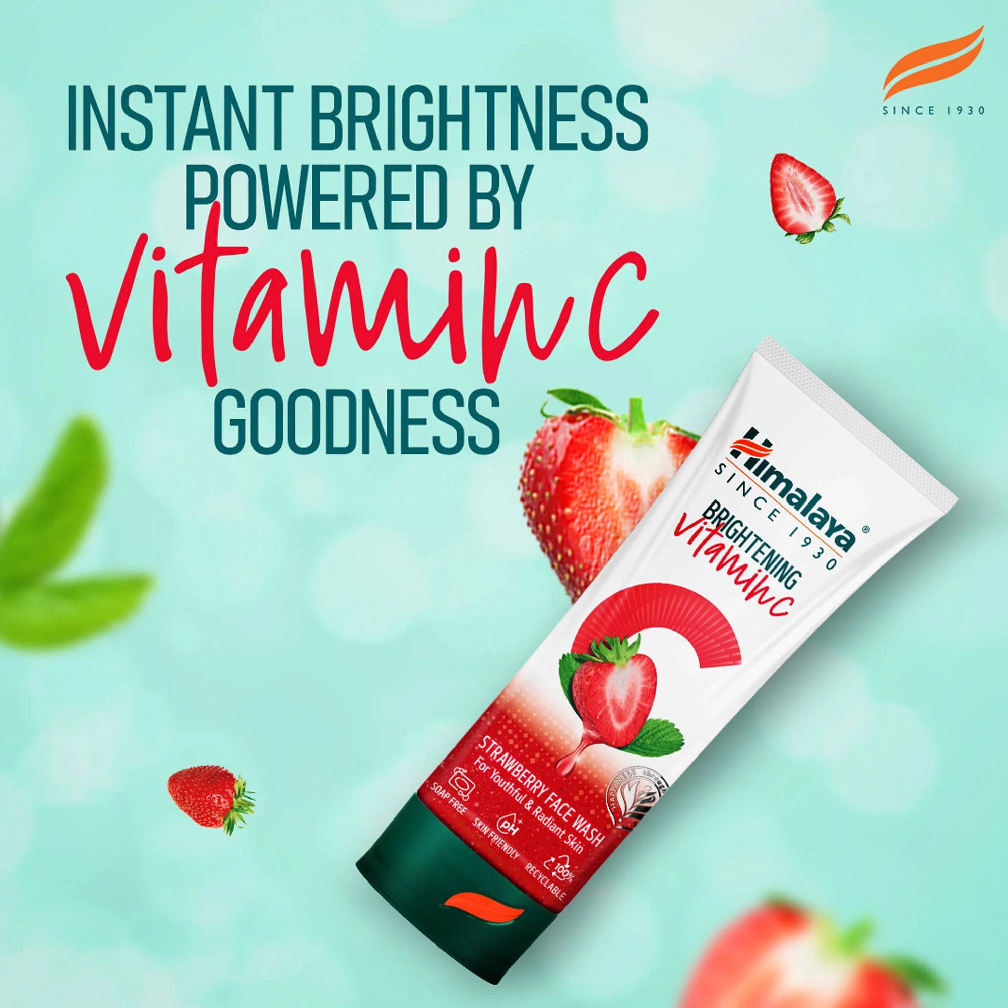 Himalaya Brightening Vitamin C Strawberry Face Wash - Image 3