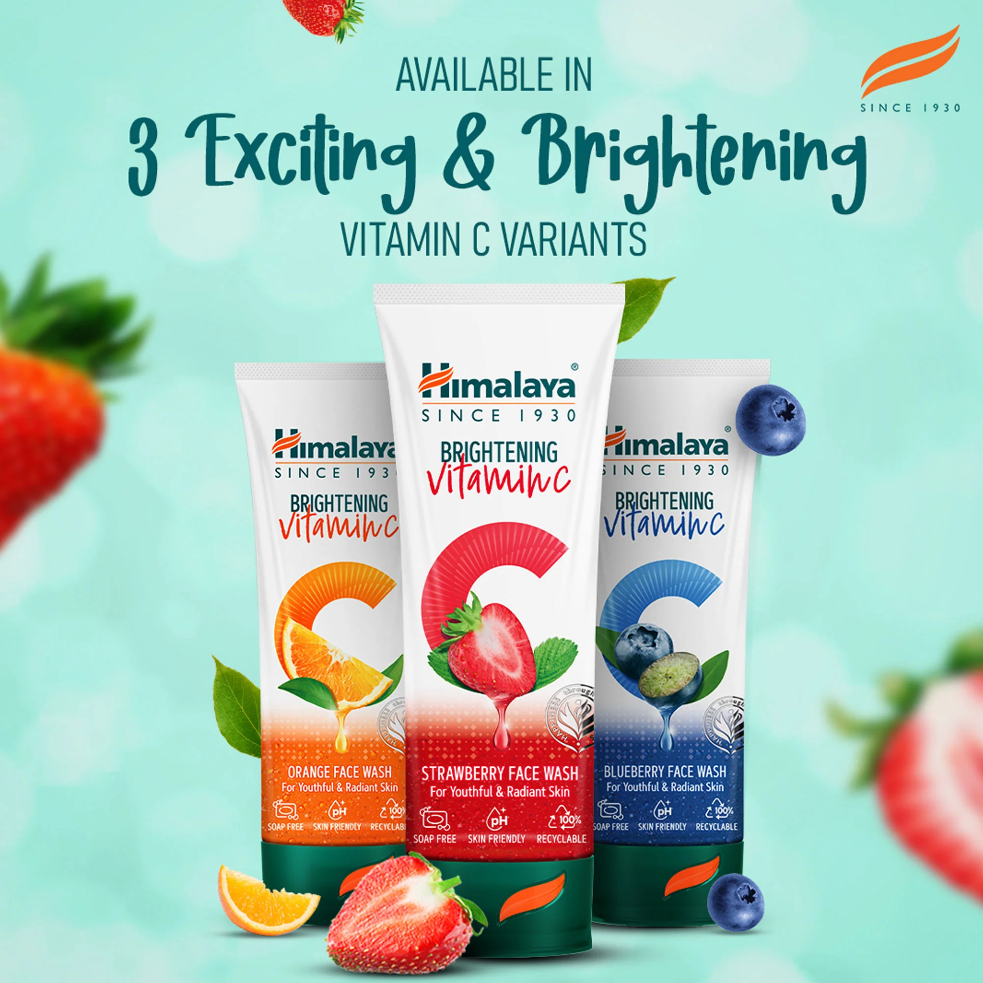 Himalaya Brightening Vitamin C Strawberry Face Wash - Image 6