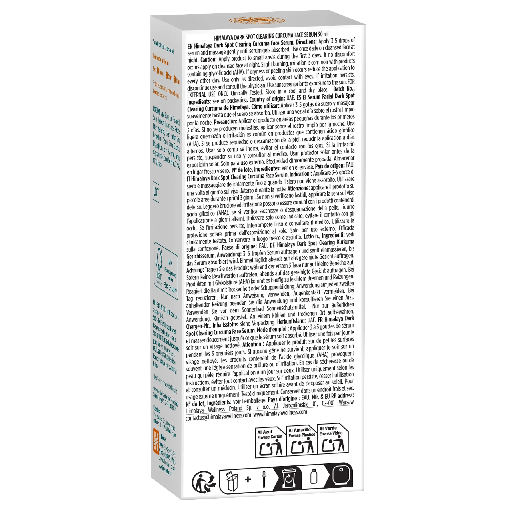 Himalaya Dark Spot Clearing Curcuma Face Serum - Image 6
