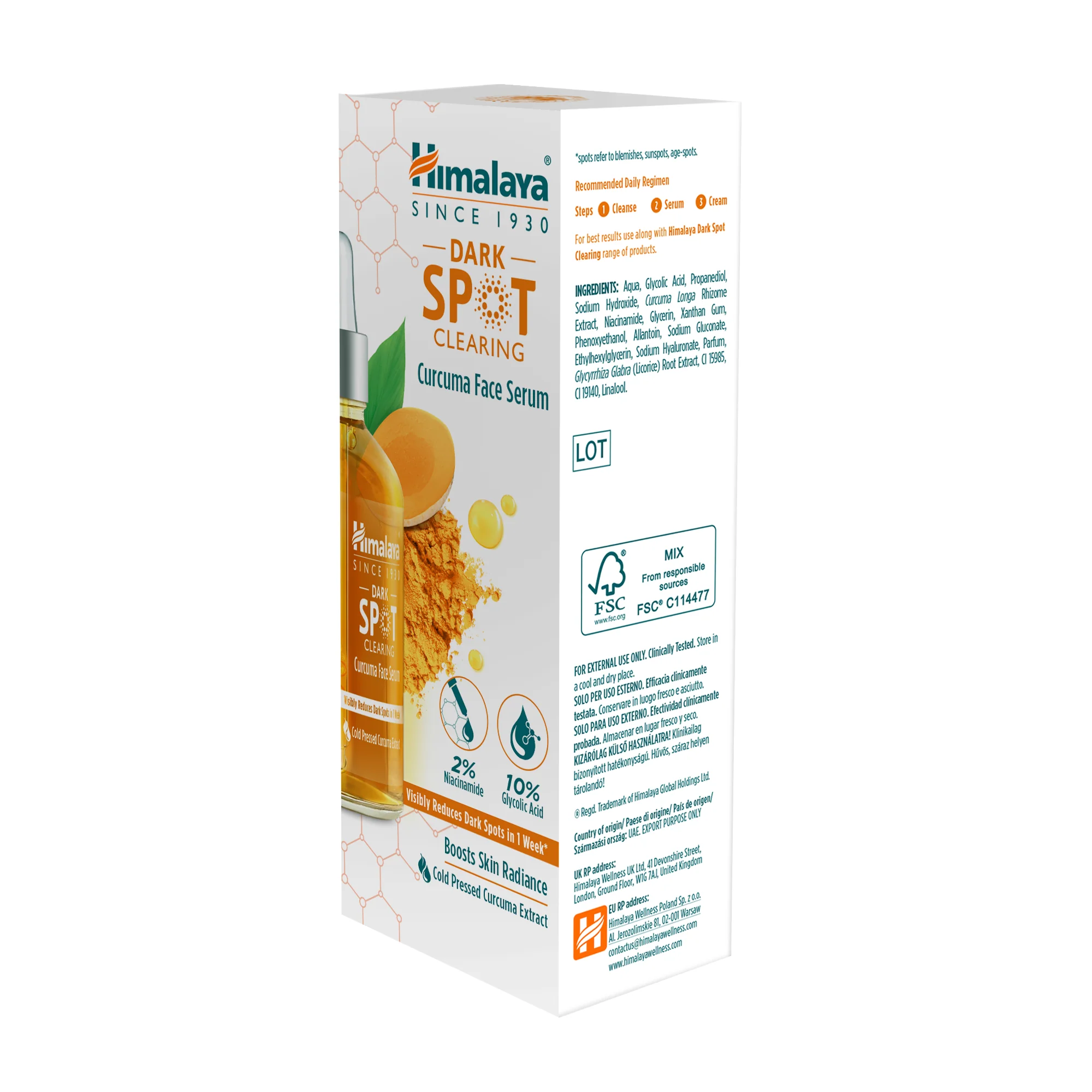 Himalaya Dark Spot Clearing Curcuma Face Serum - Image 8