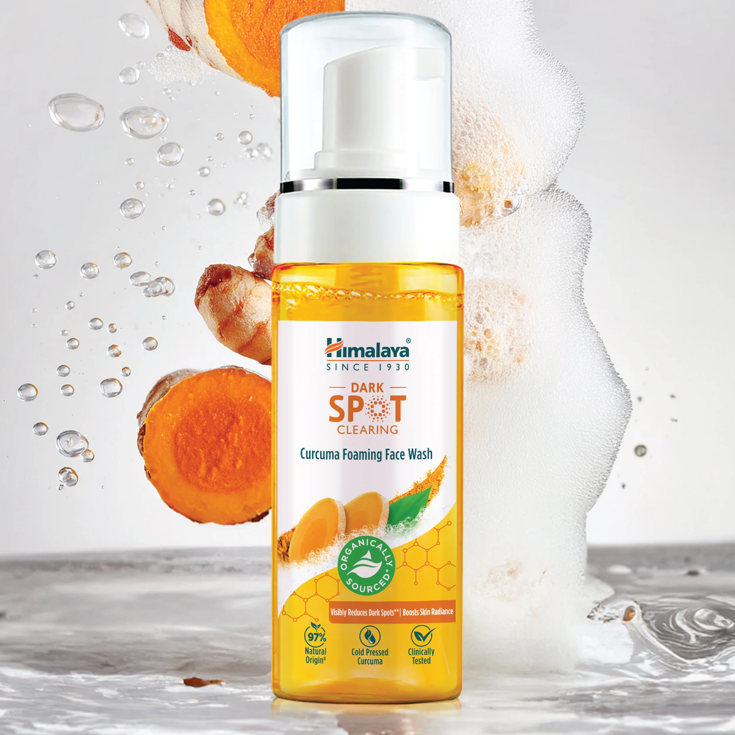 Himalaya Dark Spot Clearing Curcuma Foaming Face Wash - Image 3