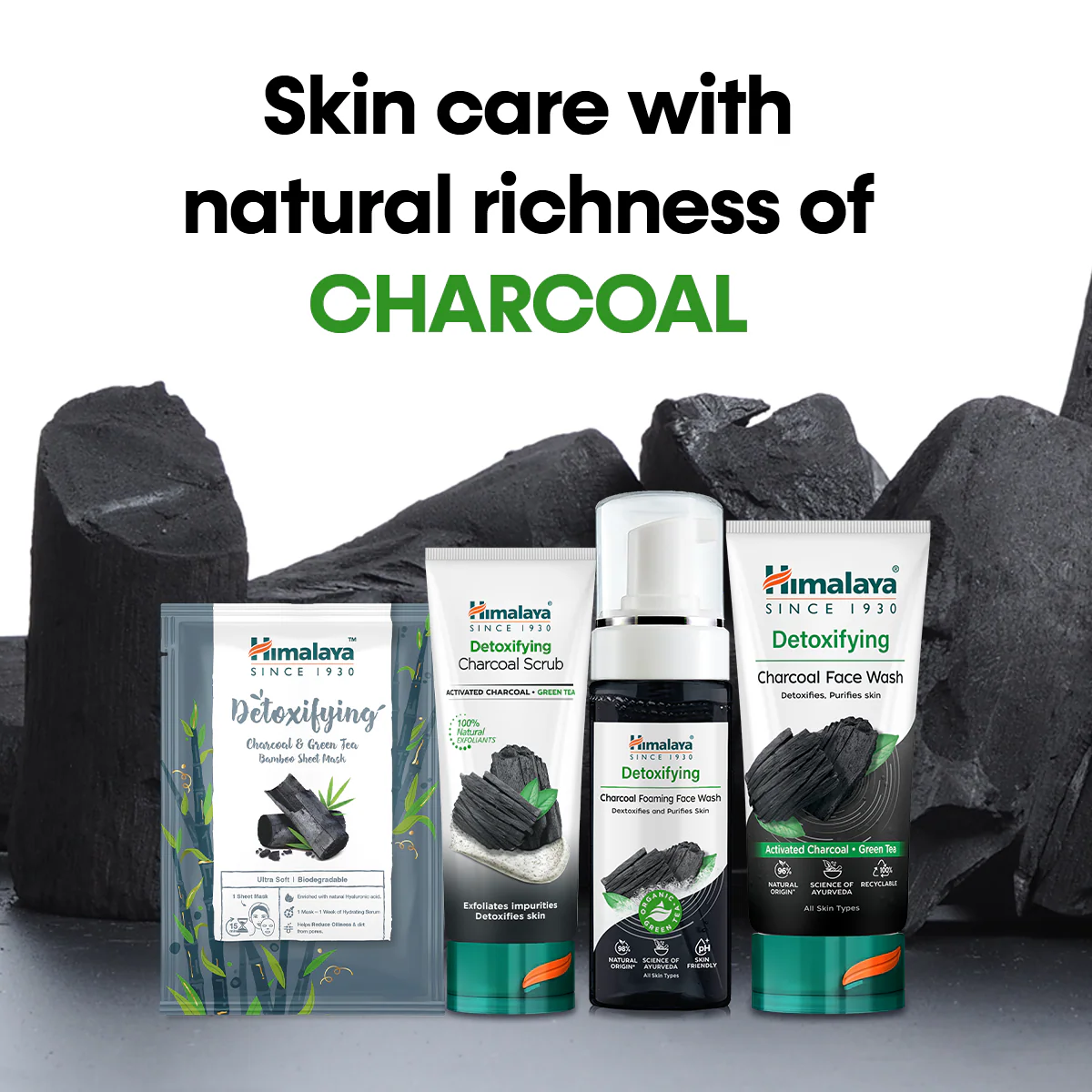 Himalaya Detoxifying Face Wash with Activated Charcoal & Green Tea - 150 ml - Image 5