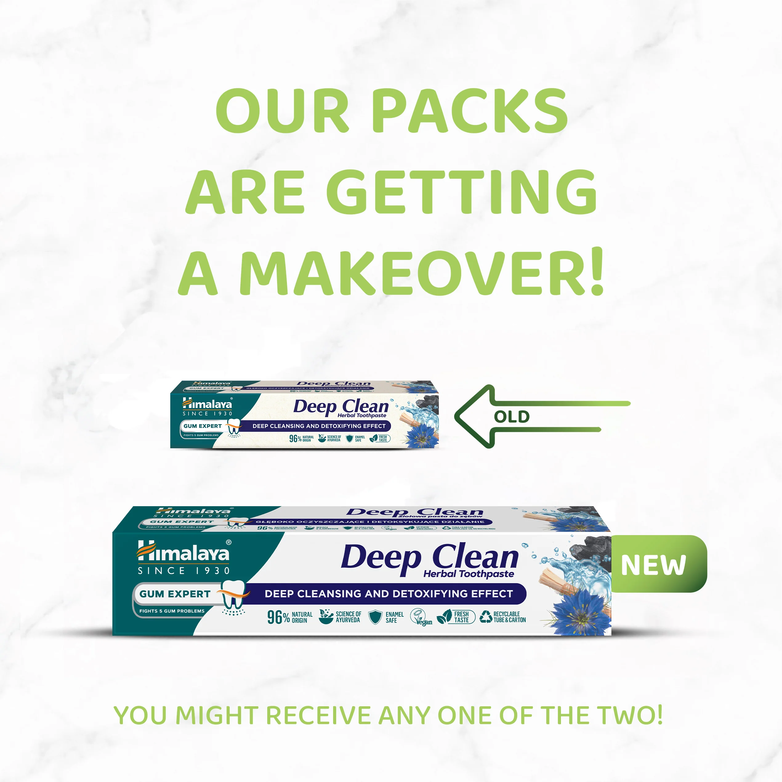 Himalaya Gum Expert Deep Clean Herbal Toothpaste - 75 ml - Image 5