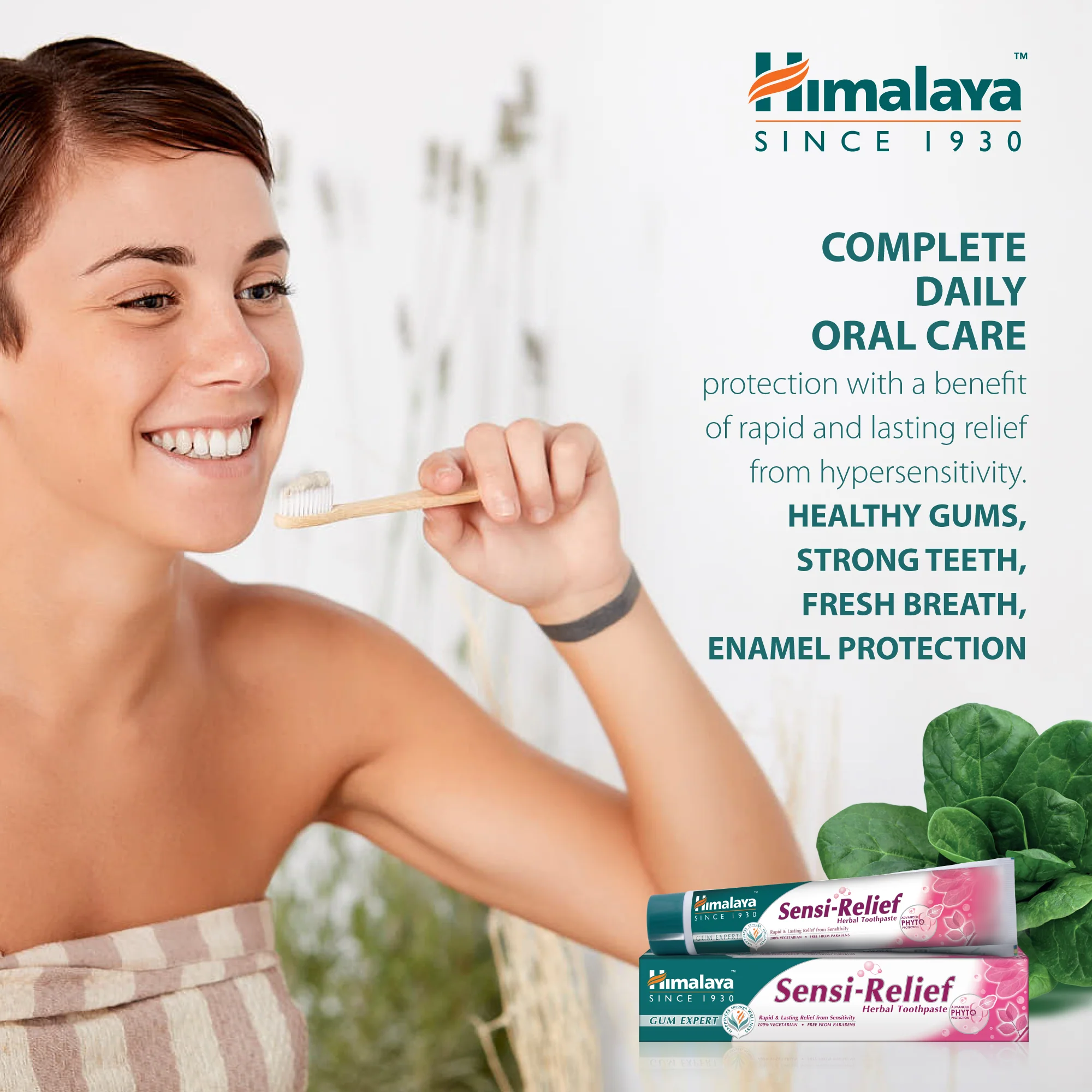 Himalaya Gum Expert Herbal Toothpaste - Sensi Relief - 75ml - Image 3