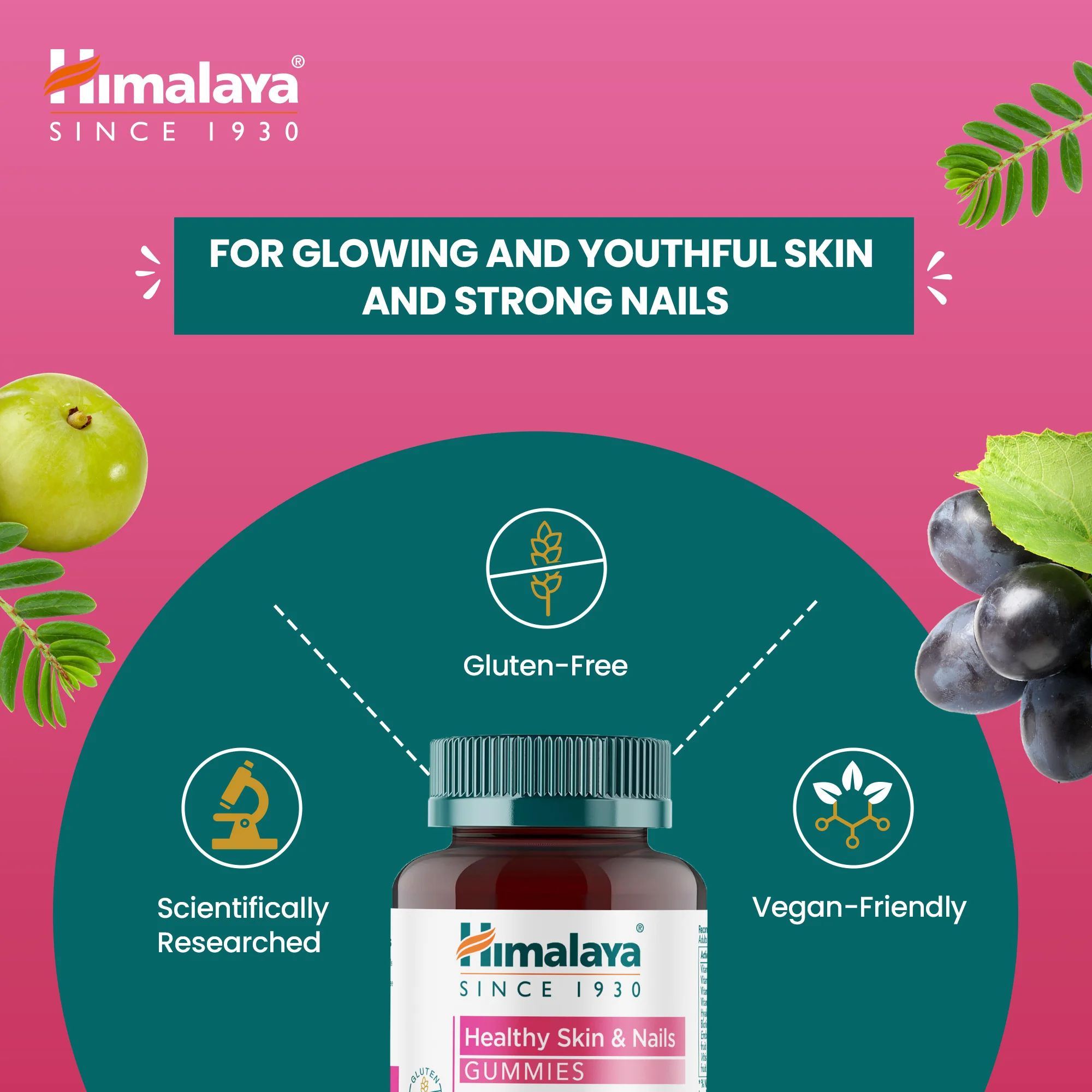 Himalaya Healthy Skin & Nails Gummies - Image 3