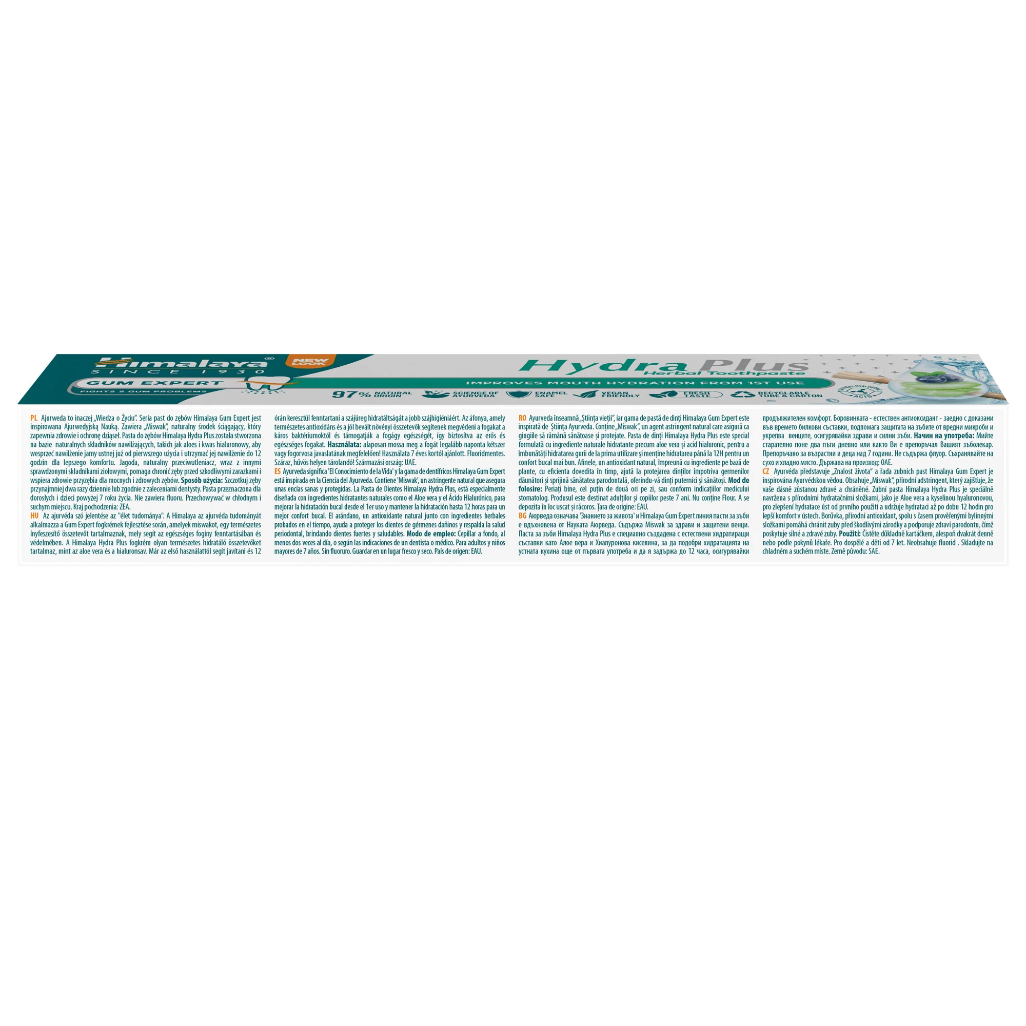 Himalaya Gum Expert Hydra Plus Herbal Toothpaste - 75 ml - Image 4
