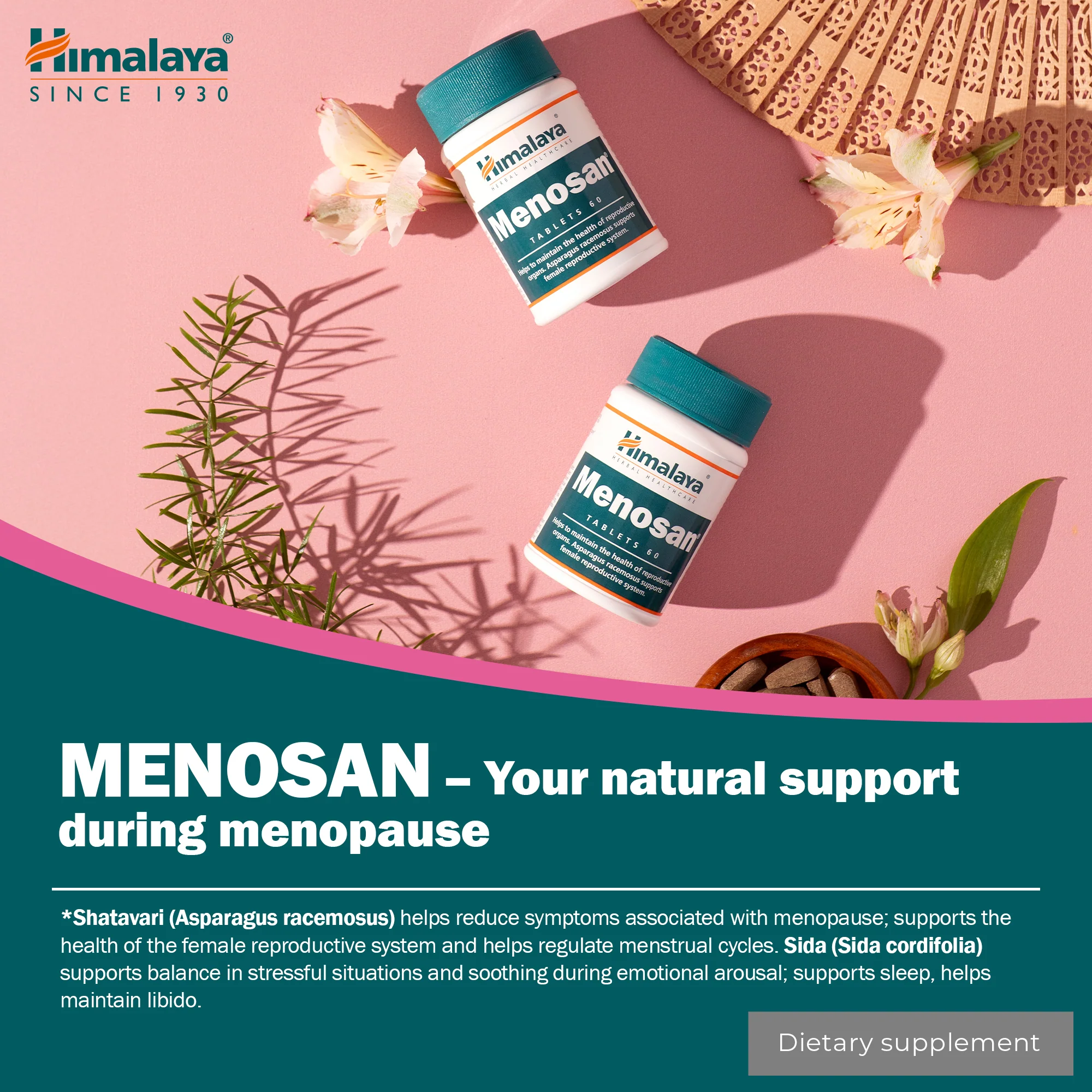 Himalaya Menosan - 60 Tablets - Image 4