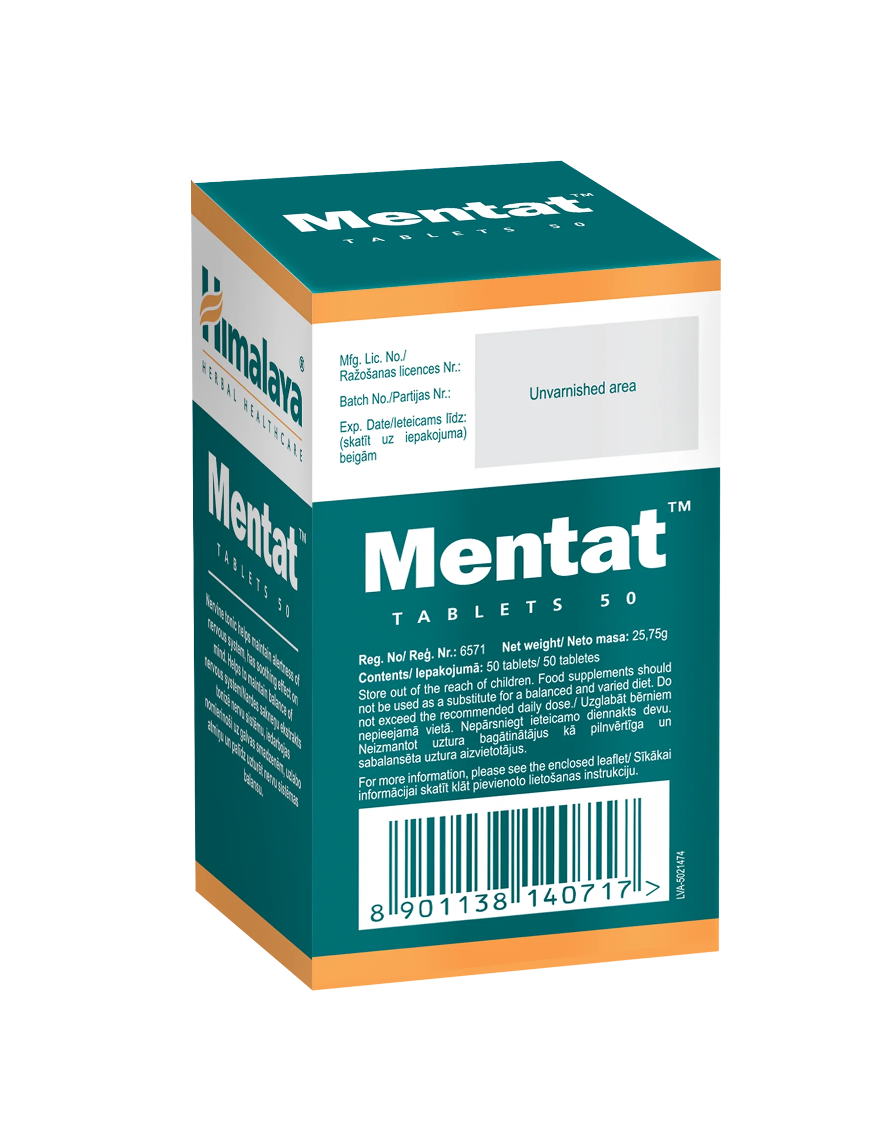 Himalaya Mentat 50 Tablets - Image 3
