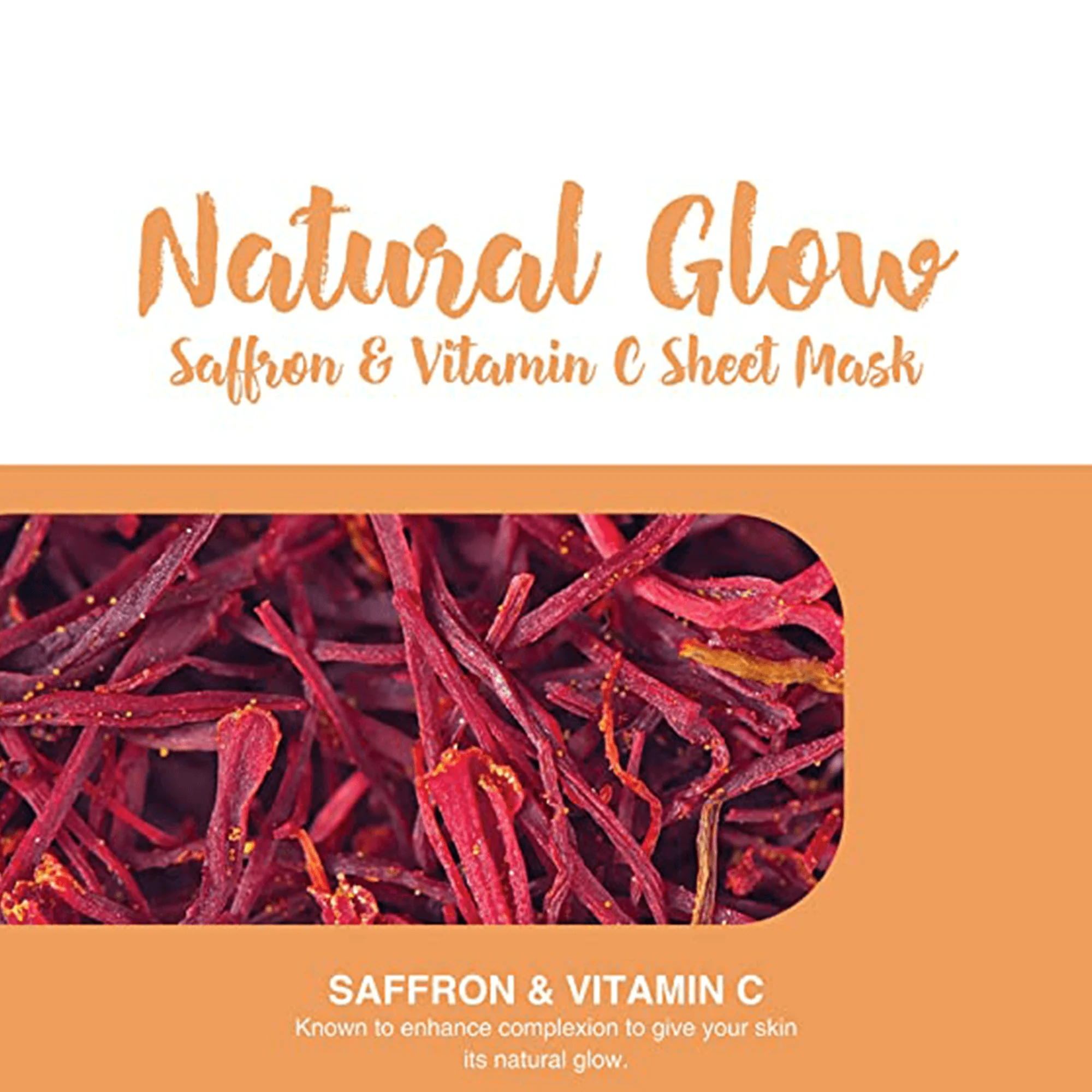 Himalaya Natural Glow Saffron & Vitamin C Sheet Mask - 30ml - Image 4