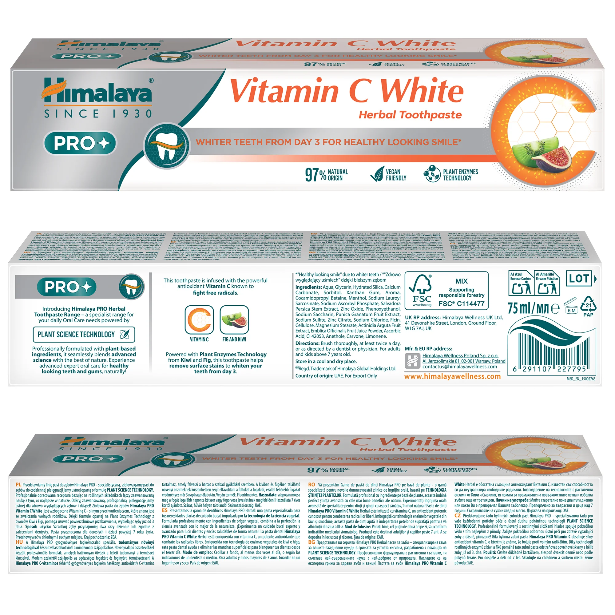 Himalaya PRO Vitamin C White Toothpaste - Image 2