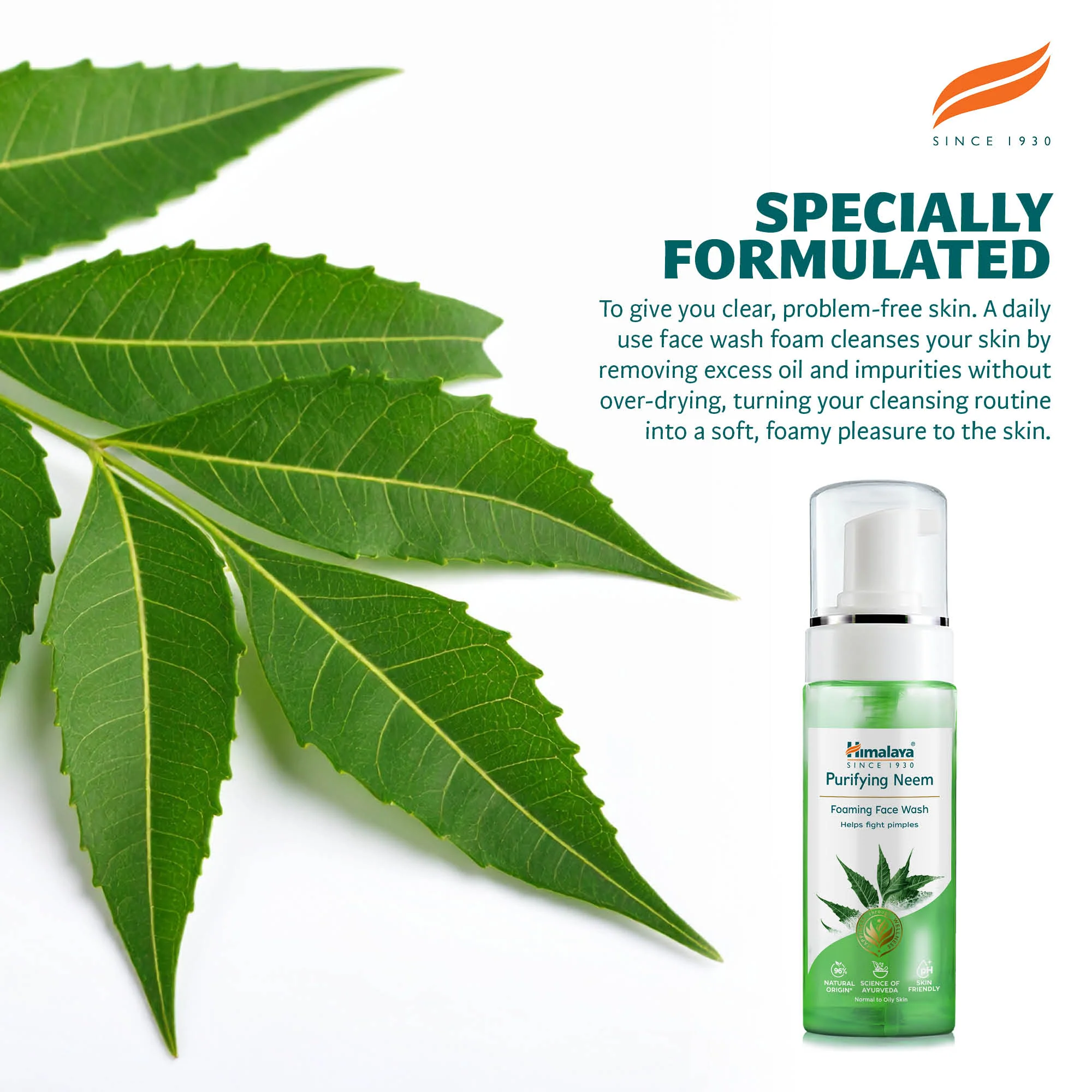 Himalaya Purifying Neem Foaming Face Wash - 150ml - Image 3