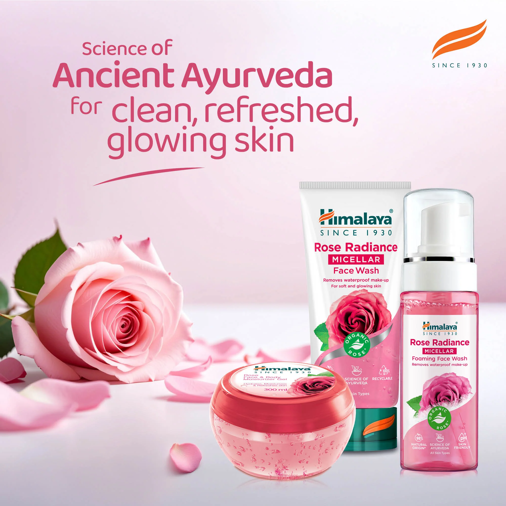 Himalaya Rose Radiance Micellar Foaming Face Wash - 150ml - Image 5