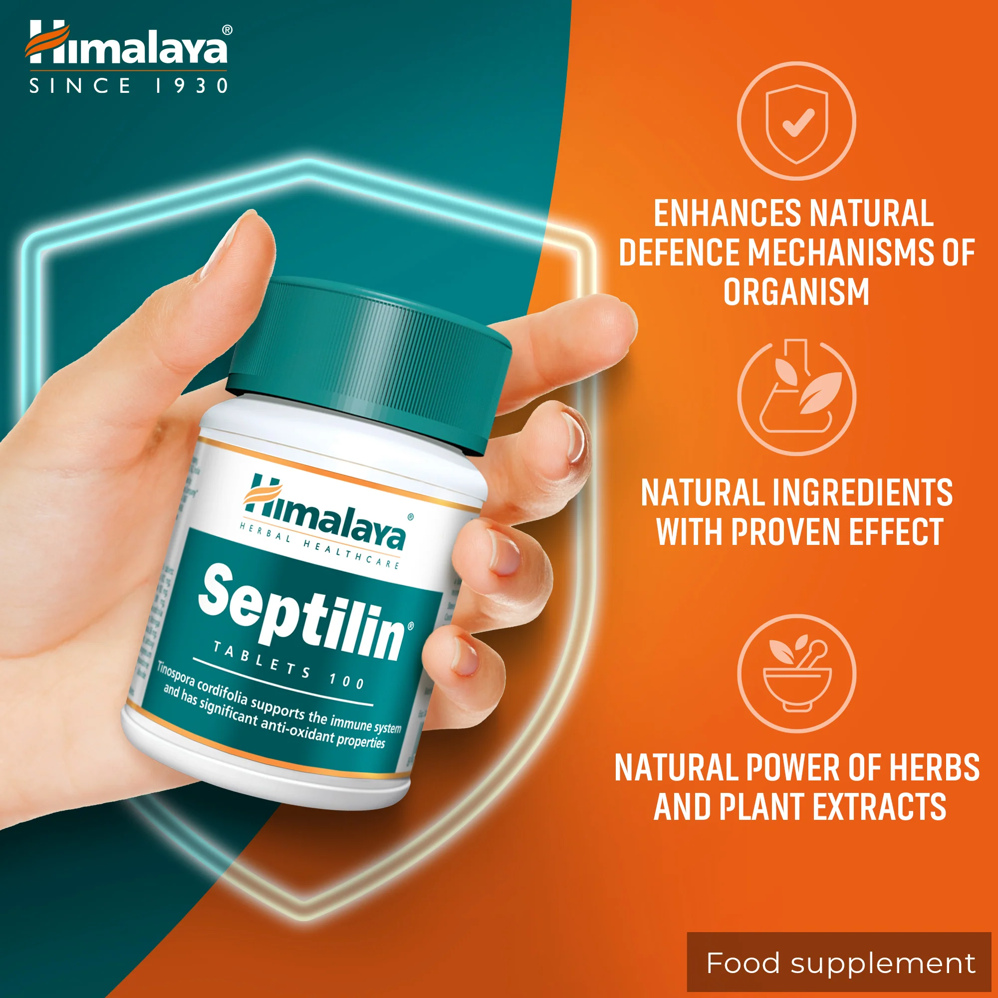 Himalaya Septilin - 100 Tablets - Image 2