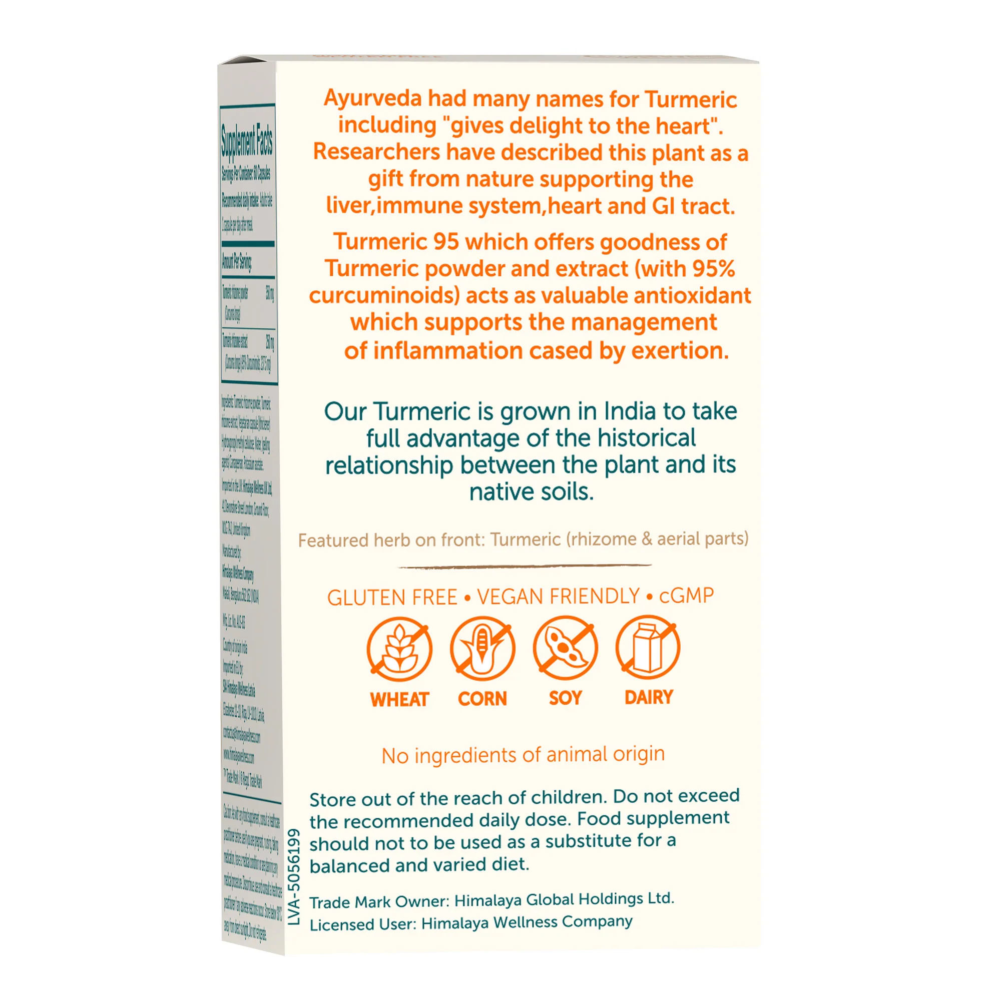 Himalaya Turmeric 95 (Curcuma) - Image 8